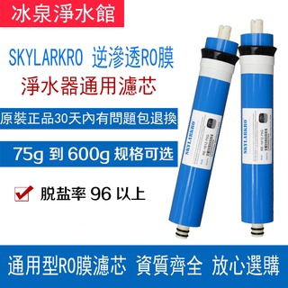 蘭雀RO反滲透膜75G-1812 100G150G 400G-3012家用淨水器濾芯通用型淨水機純水ro膜