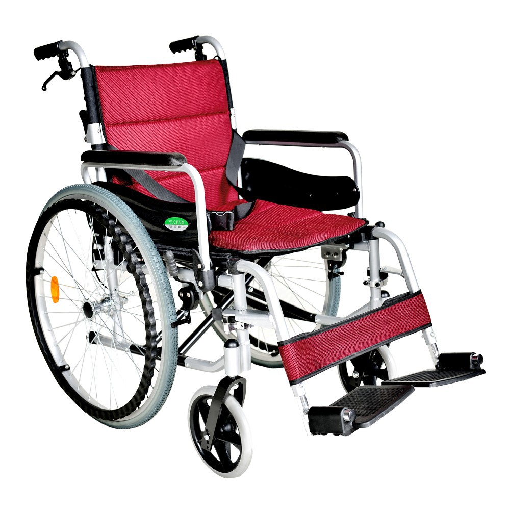 來而康 頤辰億 機械式輪椅 (未滅菌) YC-925.2 大輪 輪椅B款附加功能A款補助 贈 輪椅置物袋