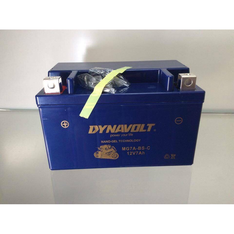 DYNAVOLT 藍騎士奈米膠體電池MG7A-BS-C(同湯淺YTX7A-BS)