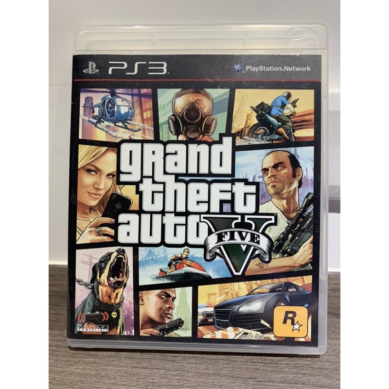 [PS3] 二手 中英版 俠盜獵車手 5 Grand Theft Auto V GTA 遊戲片