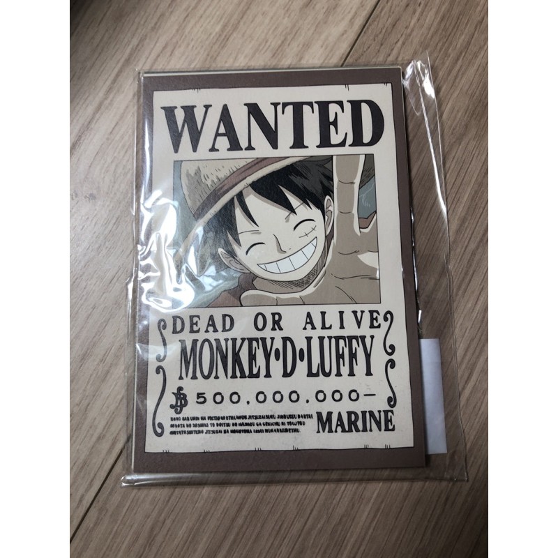 海賊王航海王草帽海賊團懸賞單明信片組一番賞 蝦皮購物