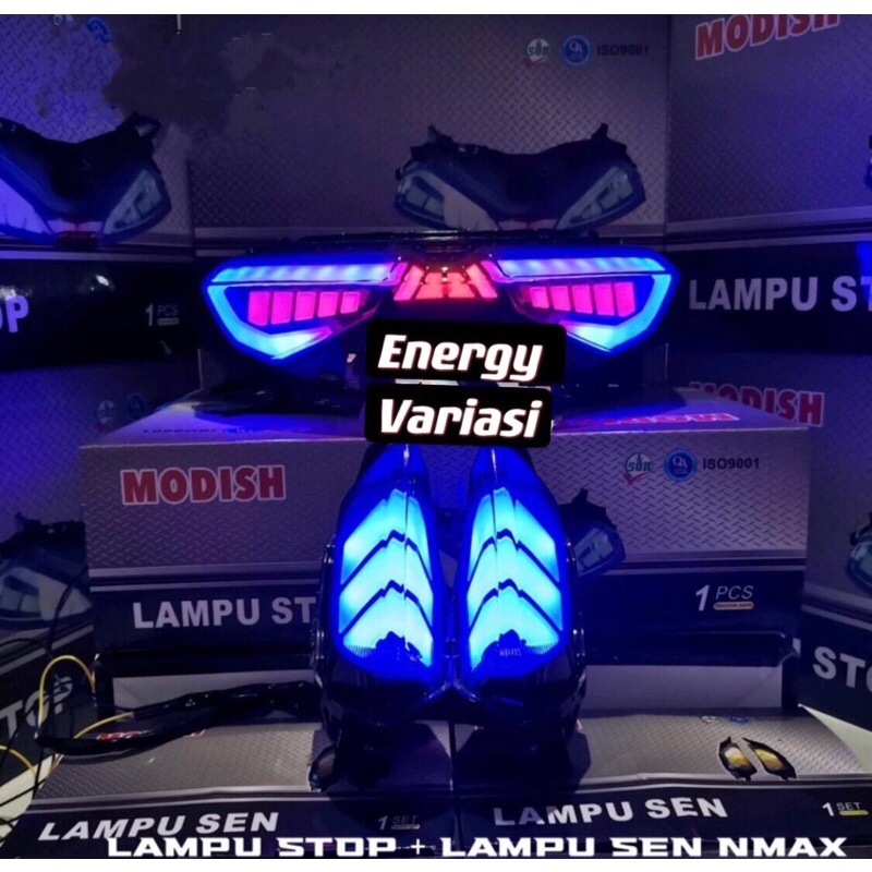 山葉 Mata 剎車燈 LED 剎車燈鷹眼模型 Sen Sein Running 適用於 Yamaha Nmax Old