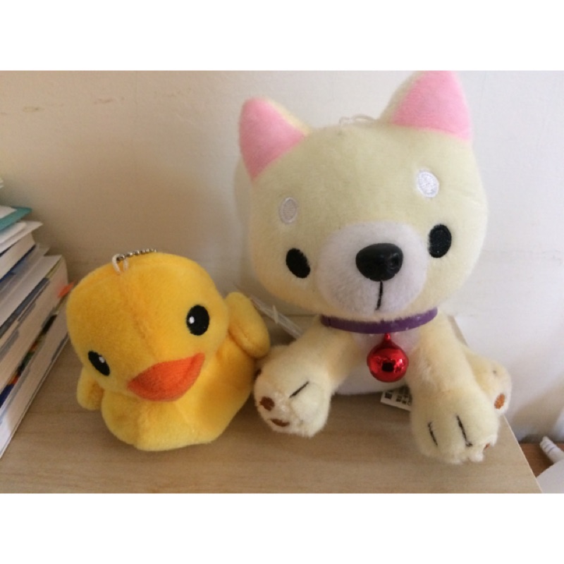 ［玩偶、娃娃］黃色小鴨（吊牌還在）&amp;米白狗狗