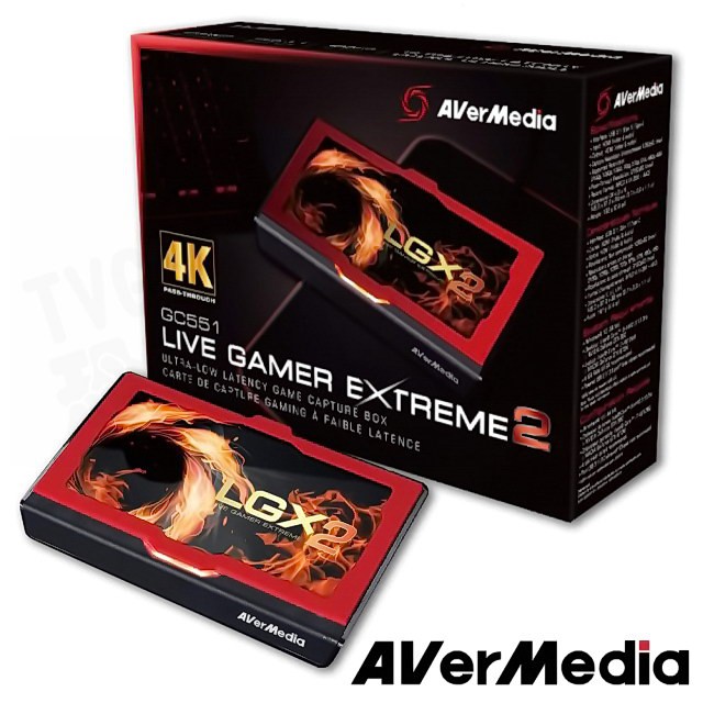 AVERMEDIA GC551 圓剛實況擷取盒 LIVE GAMER EXTREME 2 4K 可錄高畫質 隨插即用