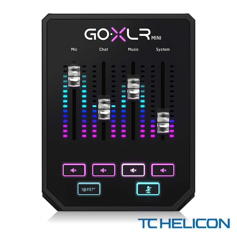 TC Helicon GO XLR Mini 直播電競混音人聲效果器【又昇樂器.音響】