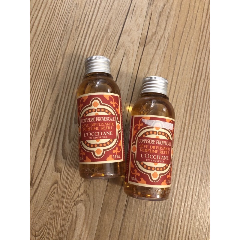L'OCCITANE歐舒丹 蜜餞果子家居空間擴香精油100ml*2