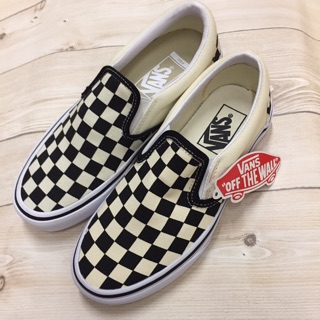 古毛 Vans Checkerboard Slip On Shoes 萬斯黑白格懶人鞋 經典 滑板 GD