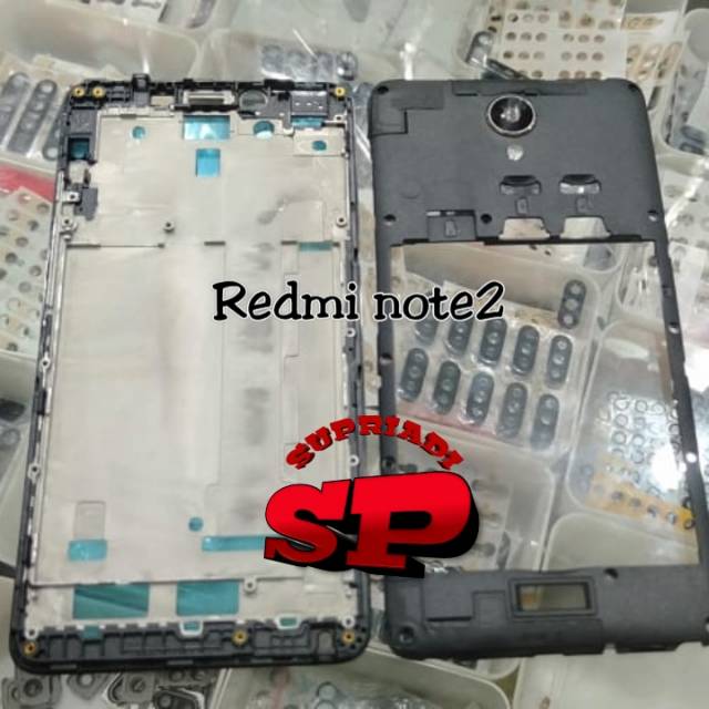 XIAOMI REDMI Mesin Lcd FRAME PLUS 中骨機蓋小米紅米 NOTE2 NOTE 2