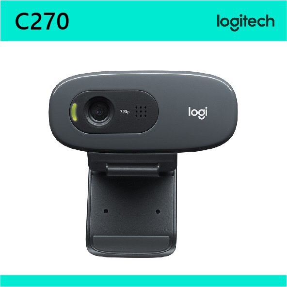 【現貨當日出】Logitech 羅技 C270 HD 720p 網路攝影機 便攜 穩固 寬螢幕視訊通話