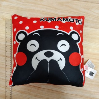 全新 現貨 正版 35公分 熊本熊 Kumamoto 枕頭 抱枕 娃娃 靠枕 玩偶 公仔 坐墊 靠墊 熊 熊本 酷麻