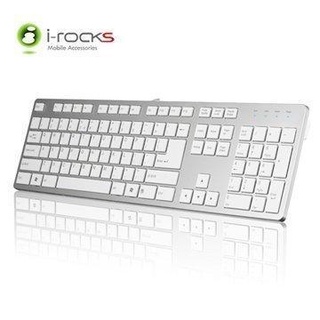 【白米飯3C】有發票+i-rocks IRK01 巧克力超薄鏡面鍵盤 中文注音 剪刀腳 鍵盤 銀白色 /黑色/粉紅色