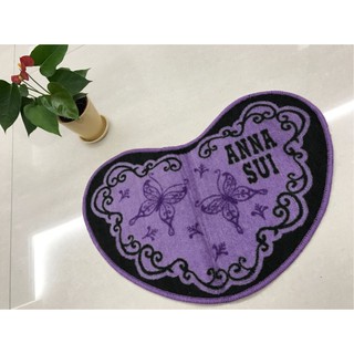 【∮魔法時光∮】ANNA SUI 安娜蘇 紫色蝴蝶浪漫甜心地墊/腳踏墊/地毯