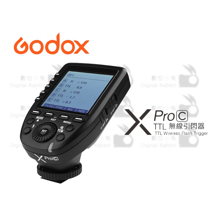 數位小兔【GODOX 神牛 XPro Canon TTL 發射器】