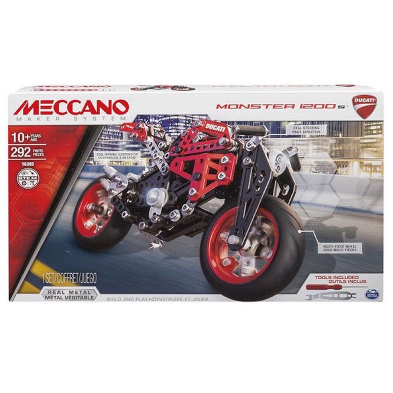 MECCANO Ducati重型檔車組 Monster 1200S