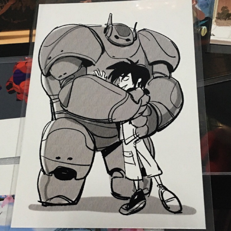 明信片disney 迪士尼大英雄天團big Hero 6 蝦皮購物