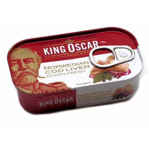 🐟挪威 King Oscar 奧斯卡國王鱈魚嫩肝 121g/罐 Cod Liver 鱈魚肝罐頭