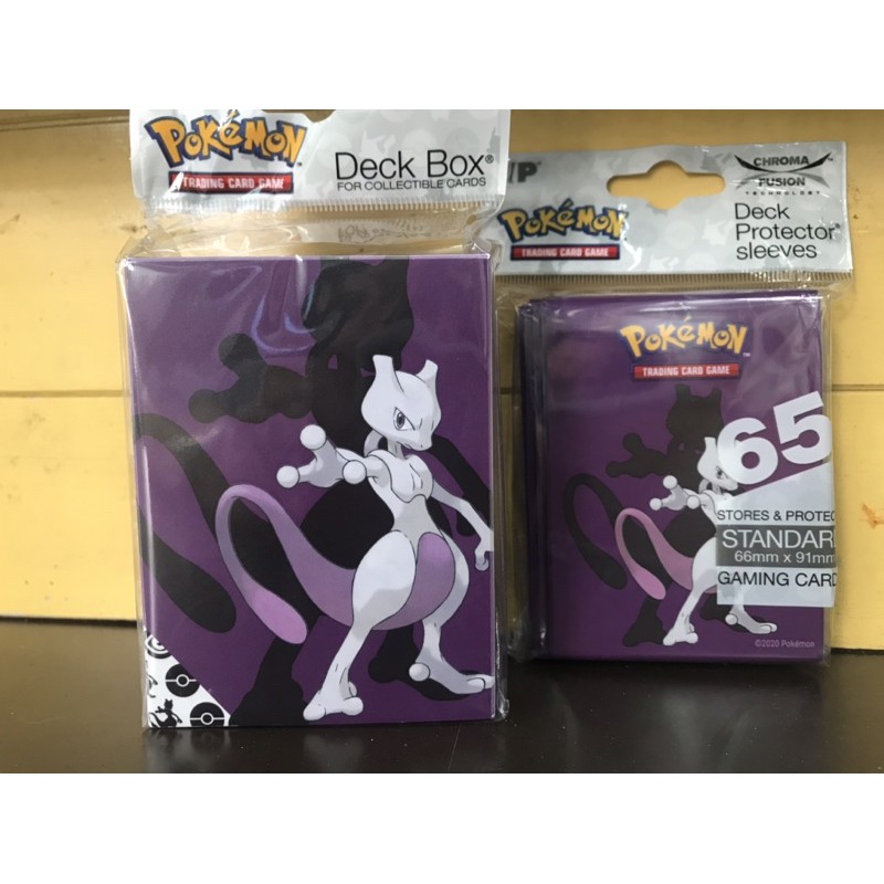 Ultra PRO Deck Box Pokémon 寶可夢主題卡盒 卡套 超夢 官方正版 比賽可用 一包64張 全新