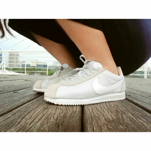 【自售】Nike Cortez 阿甘鞋 牛奶綠底白勾 尼龍版