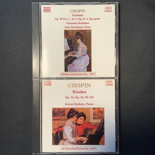 Chopin蕭邦-Preludes前奏曲 & Etudes練習曲 2張CD 1988年老德國版無ifpi