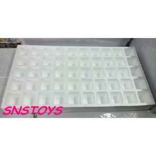sns 古早味 DIY 50洞 洞洞樂空盒 洞洞樂 託洞 空盒 保麗龍盒 長寬5.5x5.5總長60x32cm