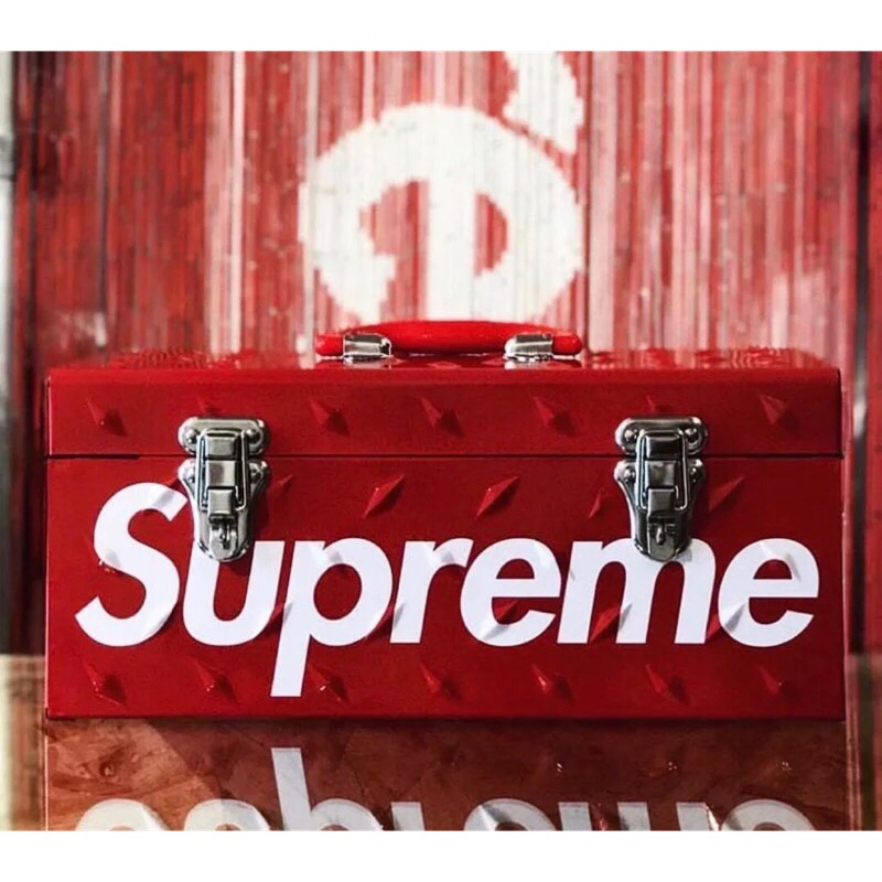 SUPREME DIAMOND PLATE TOOL BOX 18FW LOGO工具箱| 蝦皮購物