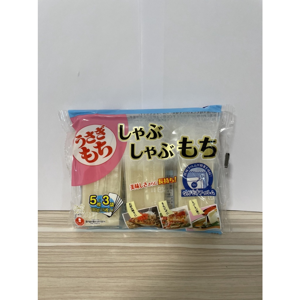 日本直送 小兔牌麻糬 火鍋薄片麻糬  日本產稻米 火鍋泡麵 味噌湯好料