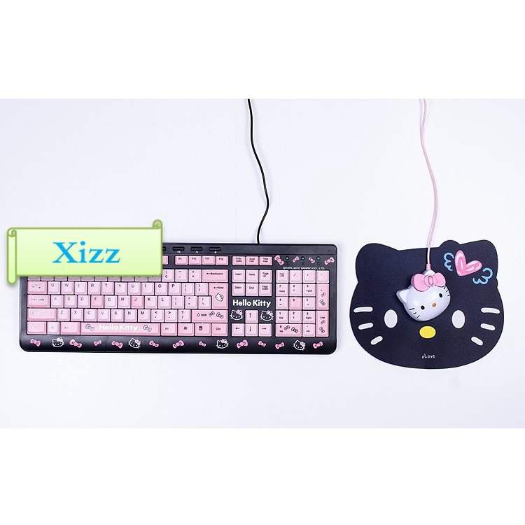 xizz鍵盤 可愛超萌卡通 臺式本本鍵盤 貓頭鍵盤 哆啦A夢