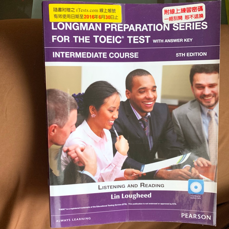 Longman Preparation for the TOEIC Test: Intermediate 5/E