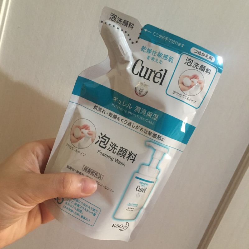 珂潤 Curel 潤浸保濕洗顏慕斯補充包 130ml