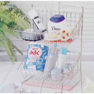 【特品屋】滿千免運 臺製 不鏽鋼 雙層收納架 二層吊架 萬用架 置物架 收納架 落地架 浴室 廚房 衛浴 K101