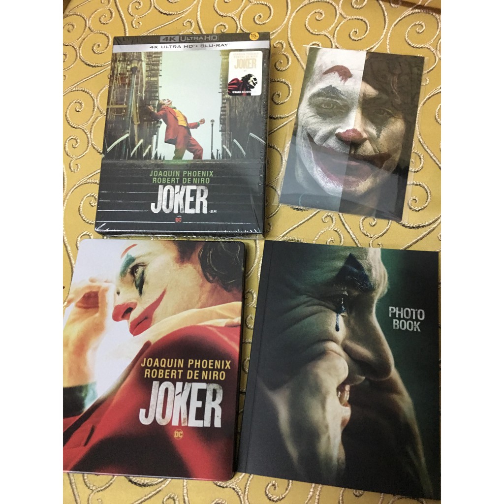 《小丑 Joker》韓版4K UHD+BD藍光雙碟鐵盒（繁中字幕）蝙蝠俠 DC