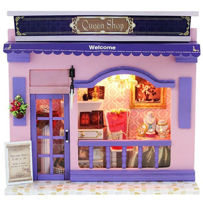 歐洲迷你店鋪C005女皇的店 DIY小屋 娃娃屋 袖珍屋