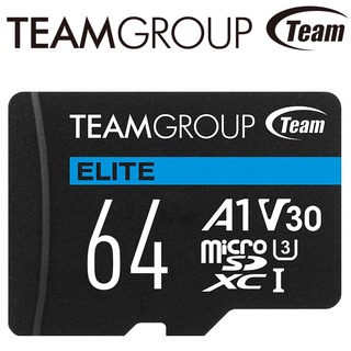 Team 十銓 64GB microSDXC TF U3 A1 V30 64G 記憶卡 ELITE