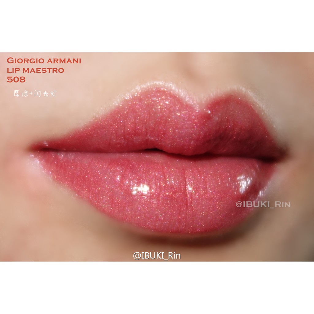 armani lip maestro 508