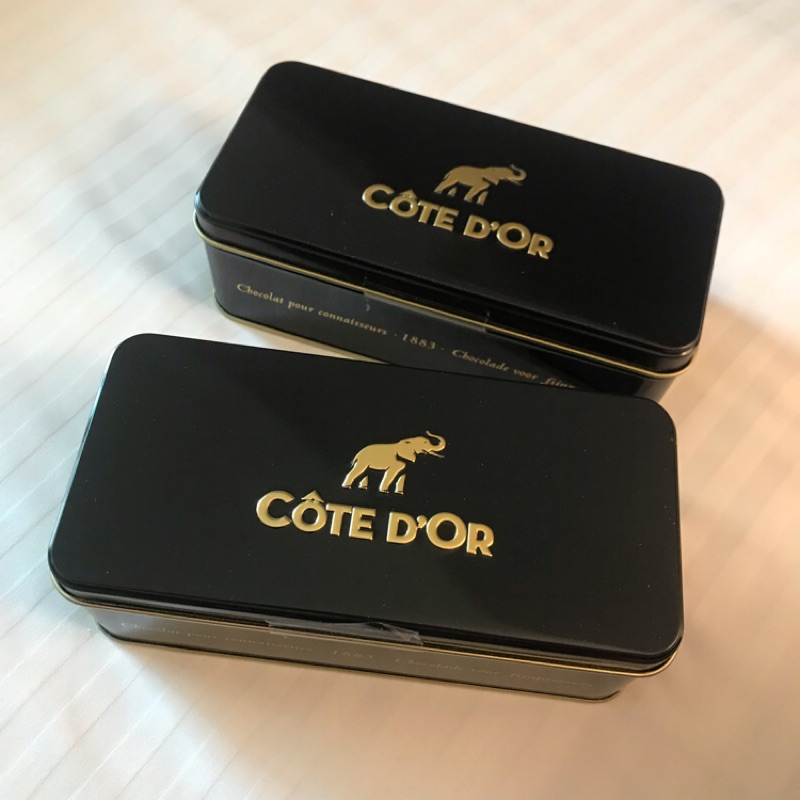 比利時Cote D'or克特多金象黑巧克力250g 鐵盒裝