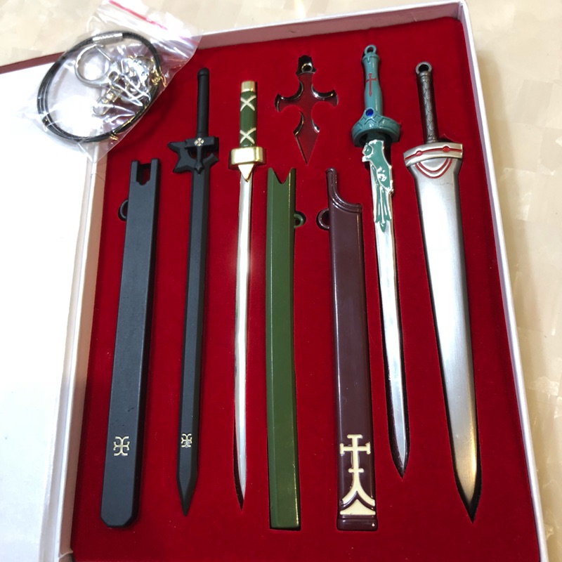 Sao刀劍神域全金屬武器收藏盒代購 蝦皮購物