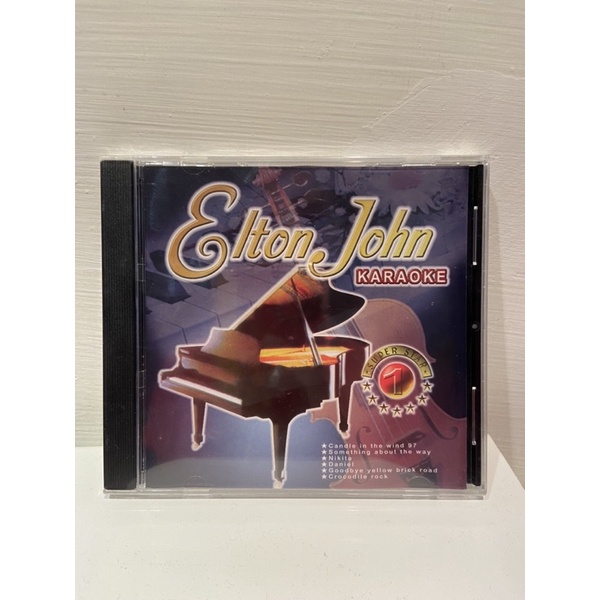 特價二手CD Elton John鋼琴曲/卡啦ok版