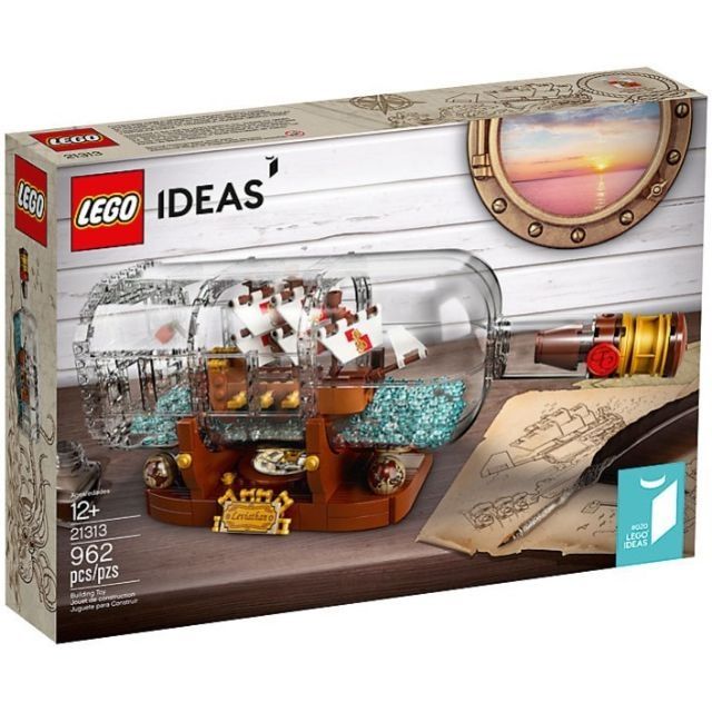 完整未拆 LEGO 21313 IDEAS Ship in a Bottle 樂高 IDEAS 瓶中船