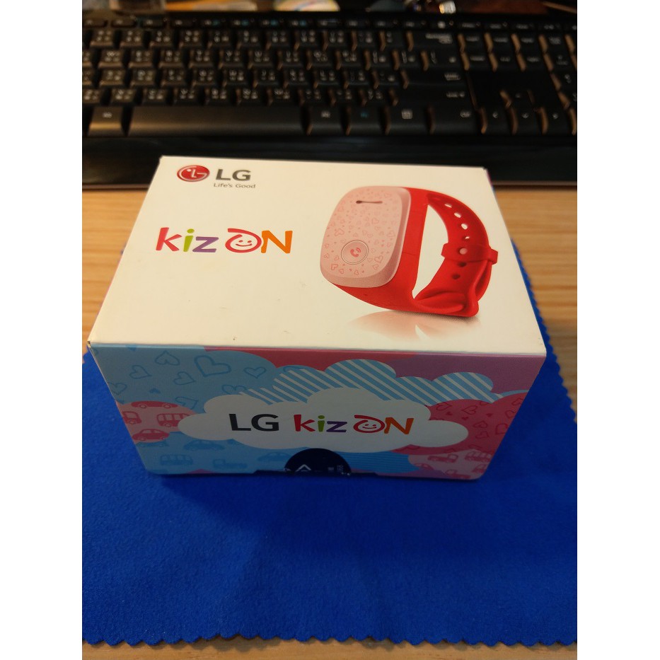 LG KizON 兒童穿戴式裝置智慧手環 粉（通話、追蹤）W105T 智慧手錶，盒裝9成新！