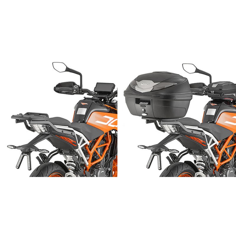 Y.S GIVI 7707FZ KTM Duke 125/390 後架/後車架/後箱架/後行李箱架/後貨架 17-18