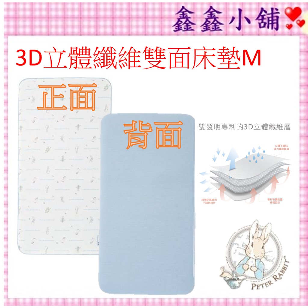 奇哥Peter Rabbit 比得兔冬夏兩用立體透氣床墊M PLC788000 涼床墊#公司貨#