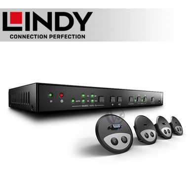 LINDY 林帝 HDMI 多介面 簡報切換器 含 桌上型整合圓孔組 (38282)