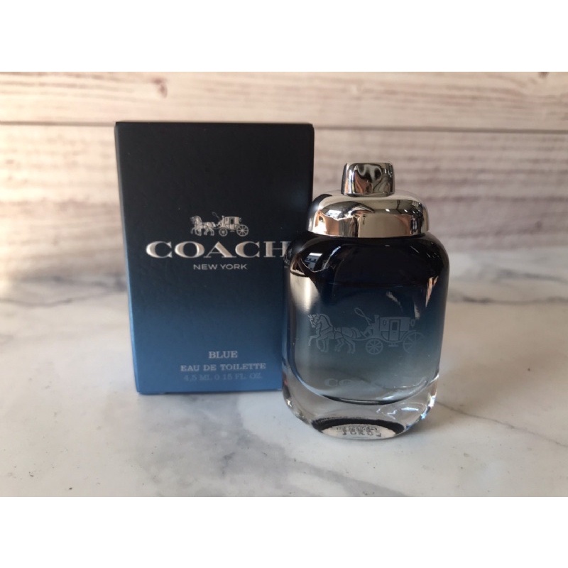 現貨 COACH 時尚藍調男性淡香水 4.5ml 有中標