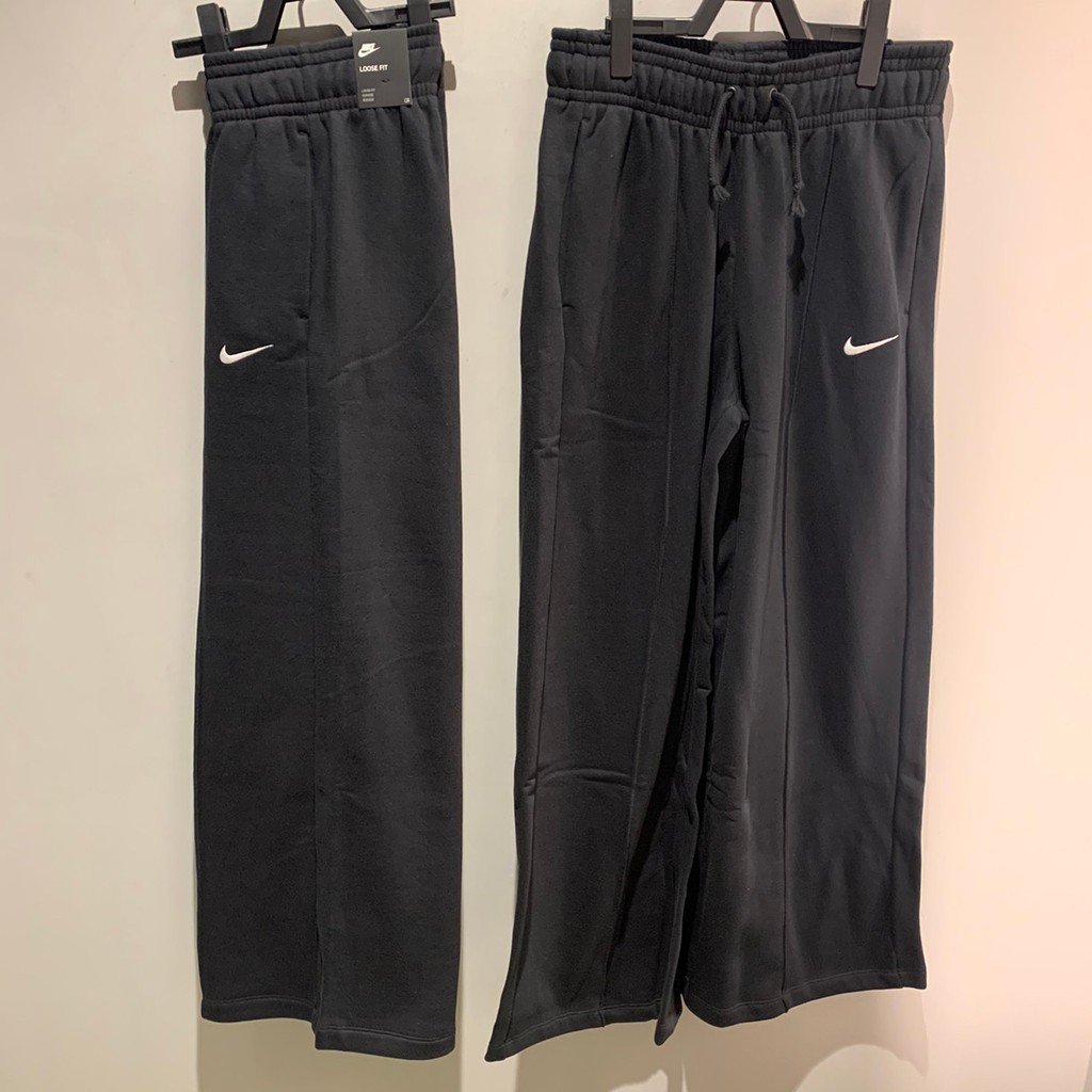 【R-MAN】 Nike Sportswear Trend 黑色 寬褲 女款 CU6157-010