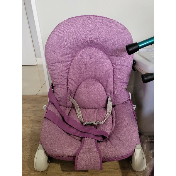 Chicco Hooplà可攜式安撫搖椅 嬰兒睡床安撫床 紫色