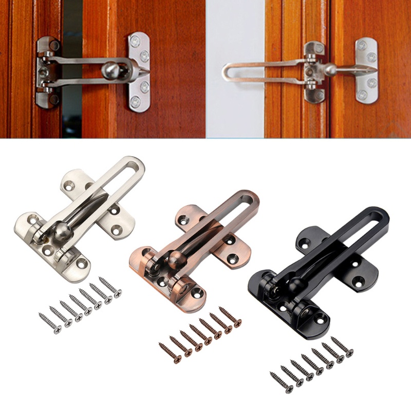 Ks 擺動桿門鎖防盜門扣家用安全門塞加厚防盜門鎖易於安裝