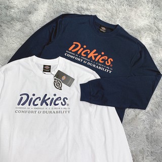 Dickies Logo Tee 深藍 白 手寫 草寫 薄長袖 長Tee 秋冬新款 韓國公司貨 零碼出清 DOT聚點