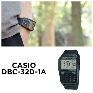 <秀>CASIO專賣店公司貨附保證卡及發票熱銷 DATA BANK 電話記憶 計算機手錶DBC-32-1A