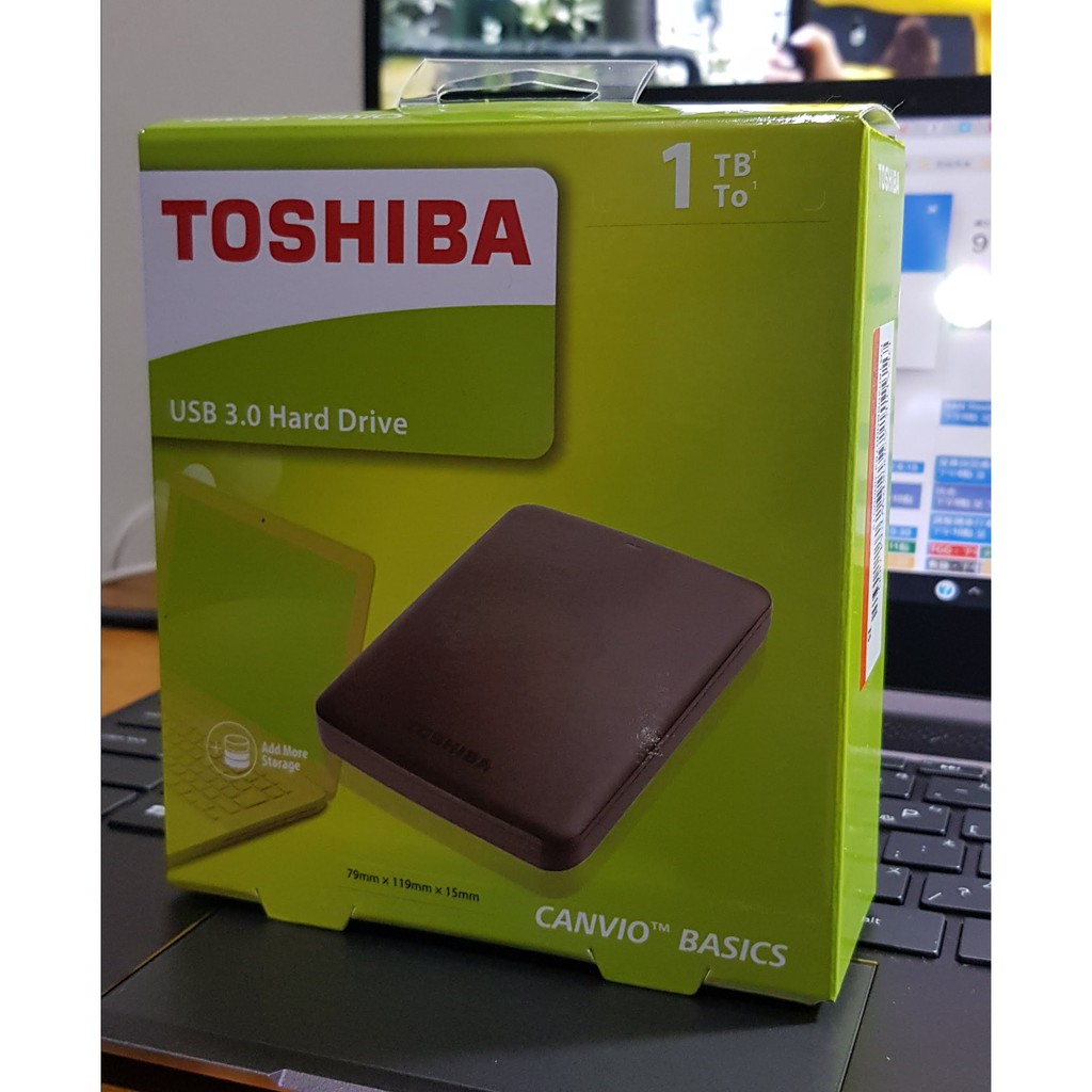 Toshiba 黑靚潮II 1TB USB3.0 2.5吋行動硬碟