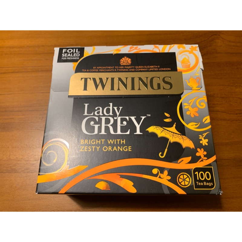 TWININGS LADY GREY 唐寧茶 淑女伯爵茶 仕女伯爵茶 英國茶 茶包 100包